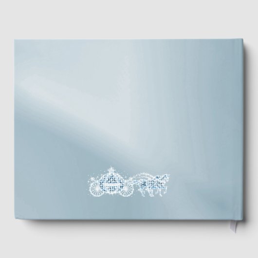 スカイかわいらしブループリンセスコーチ&ホーススウィート16 ゲストブック (裏面)