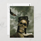 スカイのはがきで死ぬ ポストカード (正面/裏面)