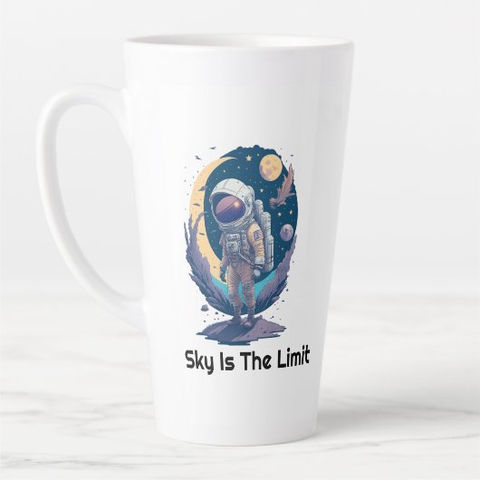 スカイは制限と無制限のパワー、ギフトアイディア カフェラテマグ (左)