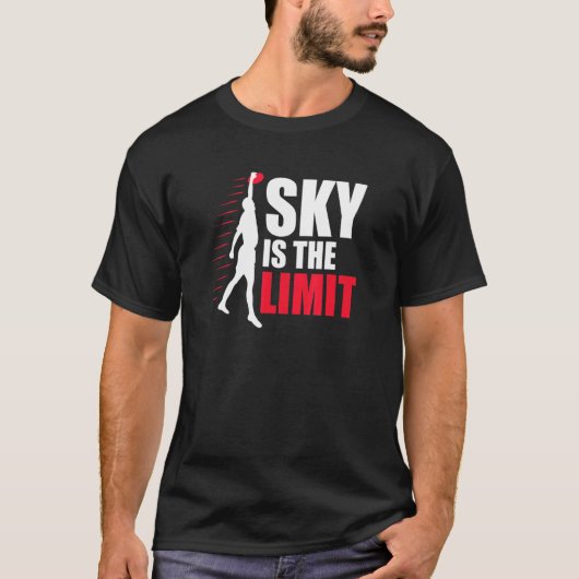 スカイは究極のフリスビー選手スポーツだ Tシャツ (正面)