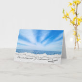 スカイアンドウォーター宗教悔やみや弔慰 カード (黄色い花)