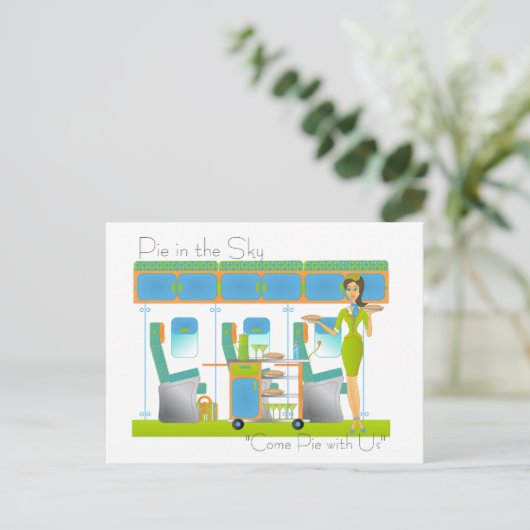 スカイエアラインのパイ ポストカード (スタンド正面)