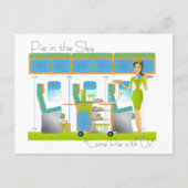 スカイエアラインのパイ ポストカード (正面)