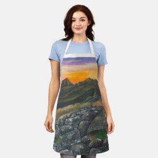 スカイエプロンに火がある エプロン