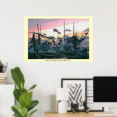 スカイオブライツグランドアイルロサンゼルス ポスター (ホームオフィス)