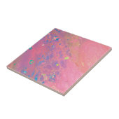 スカイオンヴィーナスコーラルピンク銀河系アクリルポーティング タイル (側面)