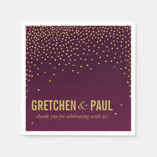 スカイカクテルのダイヤモンドパーティー | ナス スタンダードカクテルナプキン (正面)