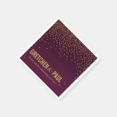 スカイカクテルのダイヤモンドパーティー | ナス スタンダードカクテルナプキン (角)