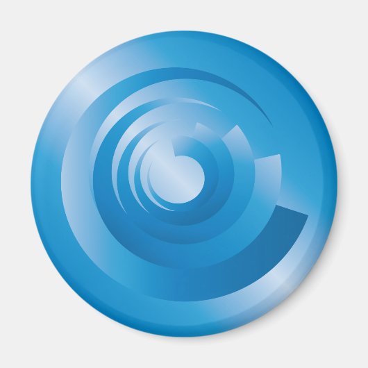 スカイカラーの回転 マグネット (正面)