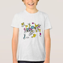 「スカイキューバアドベンチャースティー」 ✈️🐾 トライブレンドＴシャツ