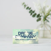 スカイクはっきりしたラウインスパイアド文字飛んでいる 名刺 (スタンド正面)