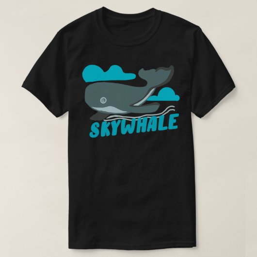 スカイクジラデザイン2 Tシャツ (デザイン正面)
