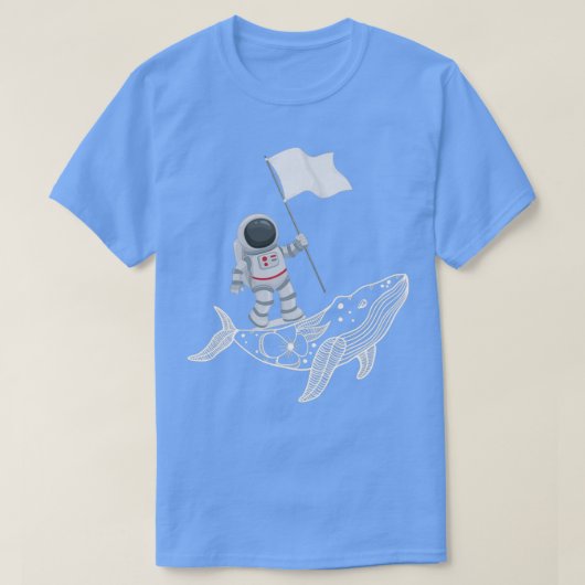 スカイクジラ宇宙 Tシャツ (デザイン正面)