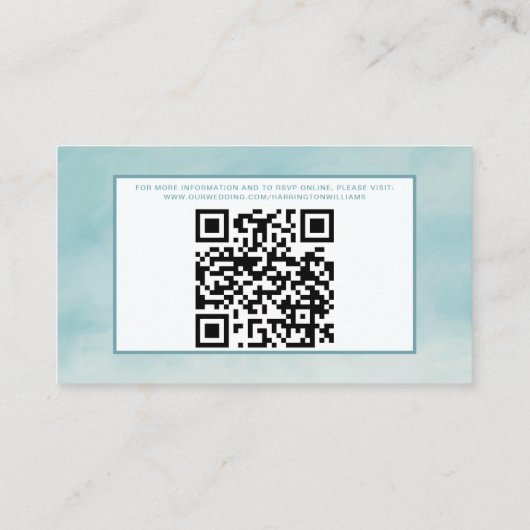 スカイクラウド結婚の詳細カードEthereal Blue エンクロージャーカード (裏面)