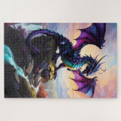 スカイクリフSentinel:夜警のドラゴン ジグソーパズル (横)