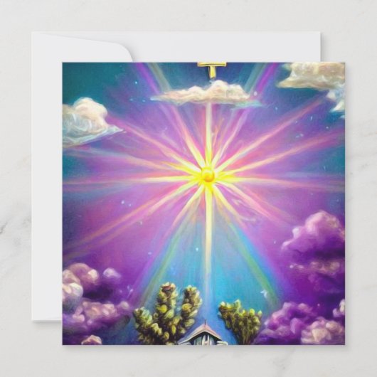 スカイクロスチャーチ 招待状 (正面)