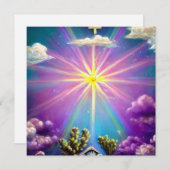 スカイクロス教会 招待状 (正面/裏面)