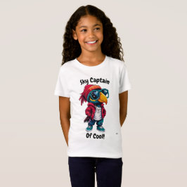 スカイクールキャプテン!-トレンディー鳥をテーマにしたアパレル Tシャツ