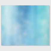 スカイグラデーションシーブルー海ビーチティファニーガラス ラッピングペーパー (フラット)