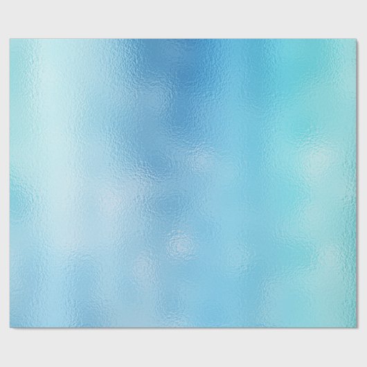 スカイグラデーションシーブルー海ビーチティファニーガラス ラッピングペーパー (フラット)