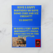 スカイグリーティングカードに十字架を付けた風車 シーズンカード (内部)