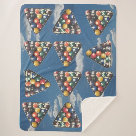 スカイシェルパ毛布のプールボール シェルパブランケット (正面)