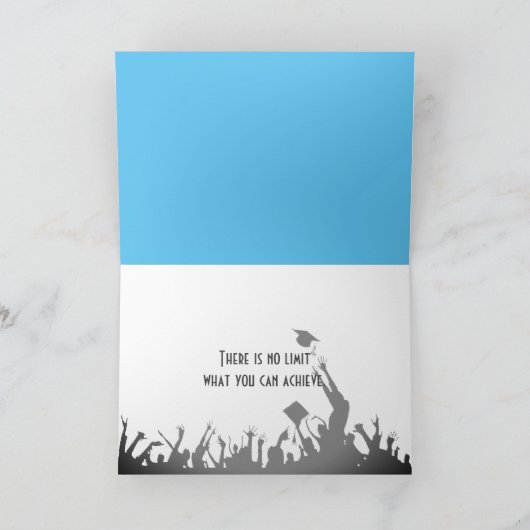 スカイシルエットを卒業 カード (内部)