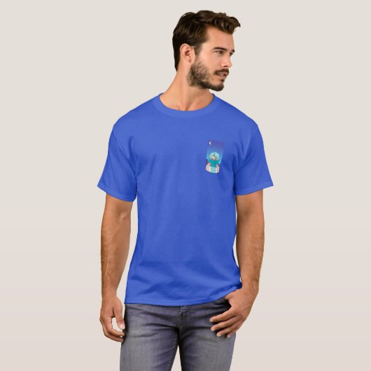 スカイシンプルTシャツ Tシャツ (正面フル)