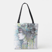 スカイジプシー幻想的なボホスタイルの芸術 トートバッグ (裏面)