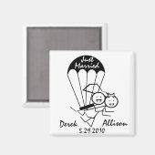 スカイジャンプ ウェディング マグネット (正面/裏面)