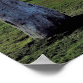 スカイスの下の異教の古代の石のポスタープリント ポスター (角)