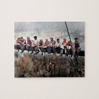 スカイスクレイパーの上でランチ C1932 カラー リダックス ジグソーパズル