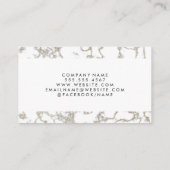 スカイスクレーパー建物アイコン 名刺 (裏面)