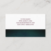 スカイスクレーパー建物アイコン 名刺 (裏面)