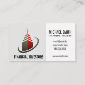 スカイスクレーパー建物 | 投資 | 名刺 (正面)