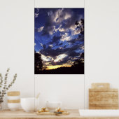 スカイスケープ輝くポスター ポスター (キッチン)