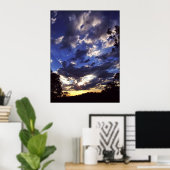 スカイスケープ輝くポスター ポスター (ホームオフィス)