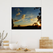 スカイスケープ輝くポスター ポスター (キッチン)