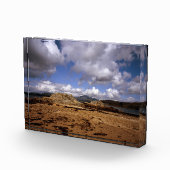 スカイスコットランドのブラブヘイン島を通過する雲 フォトブロック (右)