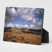 スカイスコットランドのブラブヘイン島を通過する雲 フォトプラーク (側面)