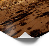 スカイスコットランドのブラブヘイン島を通過する雲 ポスター (コーナー)