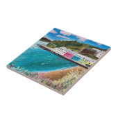 スカイスコットランドのポーツリー島   タイル (側面)