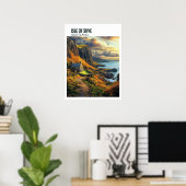 スカイスコットランド島 – ハイラ威厳のあるンド ポスター (ホームオフィス)