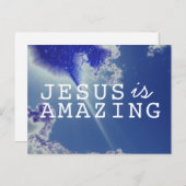 スカイスターでイエスは驚くべき ポストカード (正面/裏面)