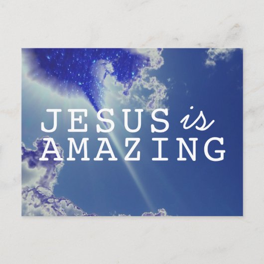 スカイスターでイエスは驚くべき ポストカード (正面)