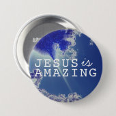 スカイスターでイエスは驚くべき 缶バッジ (正面&裏面)