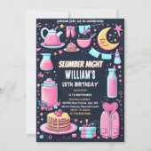 スカイスタースリープバースランバーパーティー13th birthday 招待状 (正面)