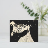 スカイスターズ感動的ライフやる気を起こさせる引用文 シーズンポストカード (スタンド正面)