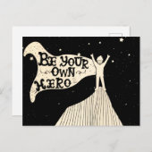 スカイスターズ感動的ライフやる気を起こさせる引用文 シーズンポストカード (正面/裏面)