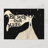 スカイスターズ感動的ライフやる気を起こさせる引用文 シーズンポストカード (正面)